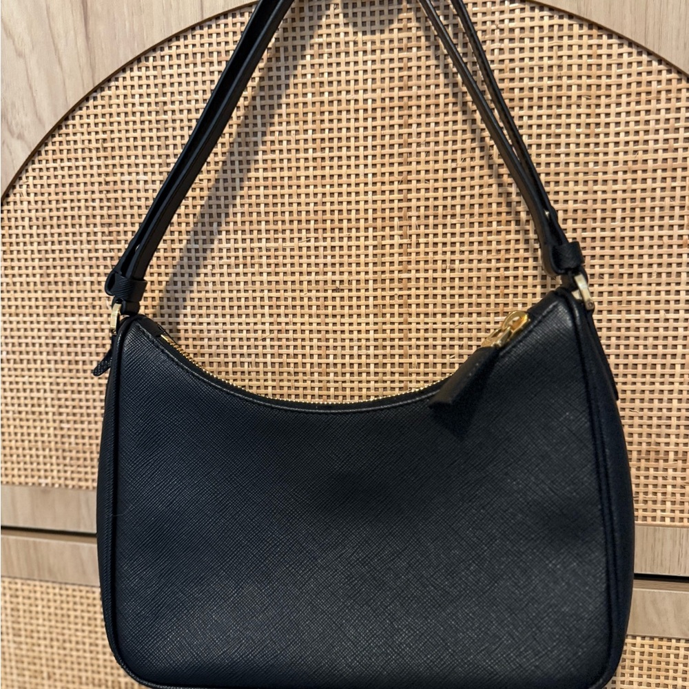 Prada Black Re Edition Saffiano Leather Mini Bag - Picture 6 of 13